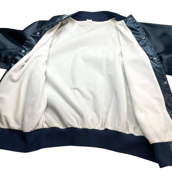 Vintage Steak And Ale Restaurant Blue Bomber Jacket Size Large - Picture 3 of 11